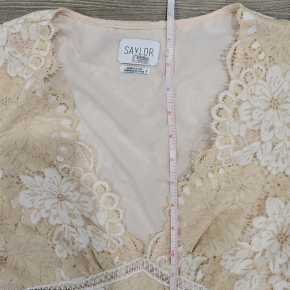 Saylor Lace Maggy Midi Dress Small - Picture 7 of 12